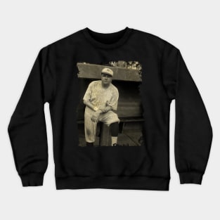 Babe Ruth in New York Yankees Crewneck Sweatshirt